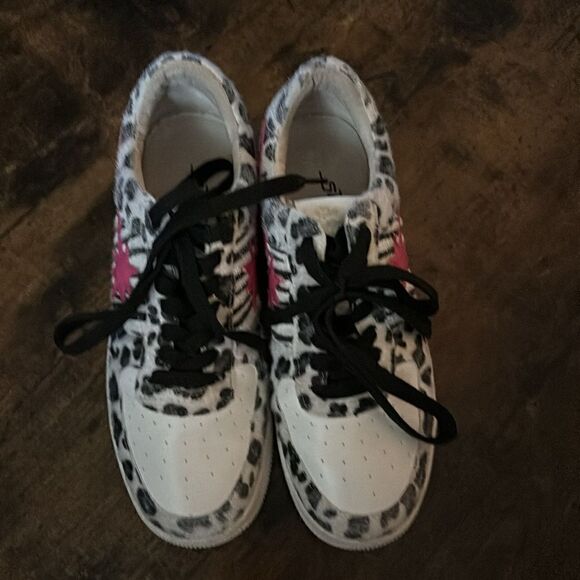 Rare -Starwalk - Starwalk Animal/Pink Star Snickers Size 6 - Picture 6 of 12